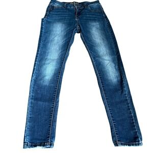 Enjean Jeans Womens Size 3 Dark‎ Wash Denim Skinny Leg Stretch Casual Pants